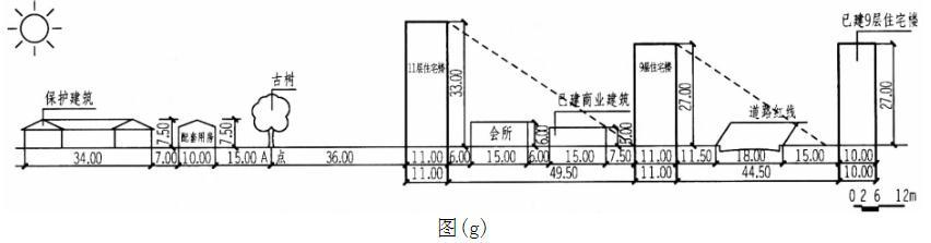 场地设计作图题,预测试卷,一级建筑师场地设计（作图题）预测试卷1