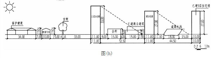 场地设计作图题,预测试卷,一级建筑师场地设计（作图题）预测试卷1