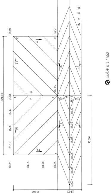 场地设计作图题,章节练习,基础复习,综合练习