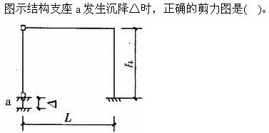 建筑结构与设备,章节练习,建筑结构