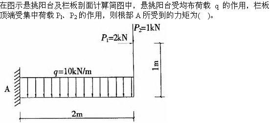 建筑结构与设备,章节练习,建筑结构综合练习4