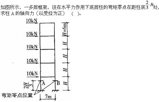 建筑结构与设备,章节练习,建筑结构综合练习7