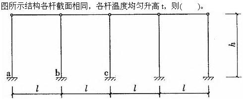 建筑结构与设备,章节练习,建筑结构