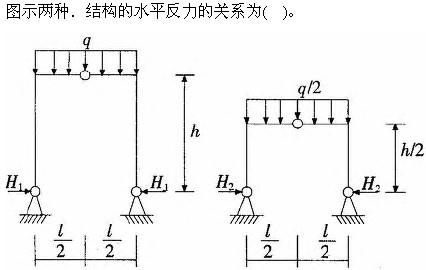 建筑结构与设备,章节练习,建筑结构综合练习7