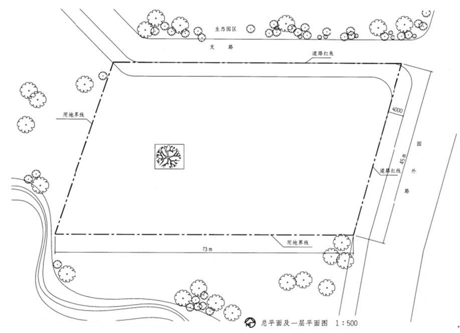 场地与建筑设计作图题,章节练习,基础复习,综合练习