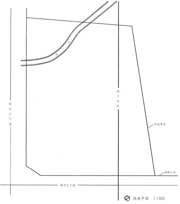 场地与建筑设计作图题,章节练习,基础复习,精选试题