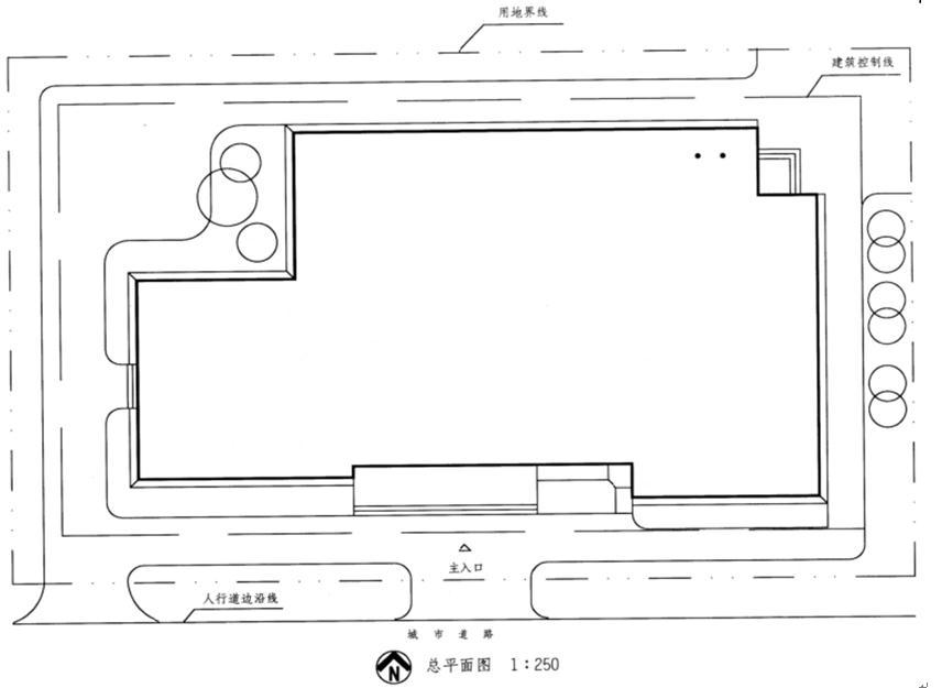 场地与建筑设计作图题,历年真题,场地与建筑设计（作图题）真题精选