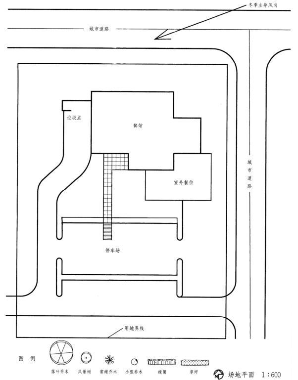 场地与建筑设计作图题,章节练习,基础复习,精选试题