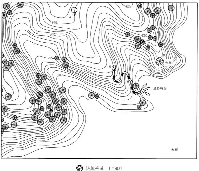 场地与建筑设计作图题,章节练习,基础复习,精选试题