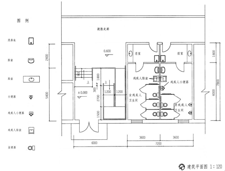 建筑构造与详图作图题,章节练习,基础复习,精选试题