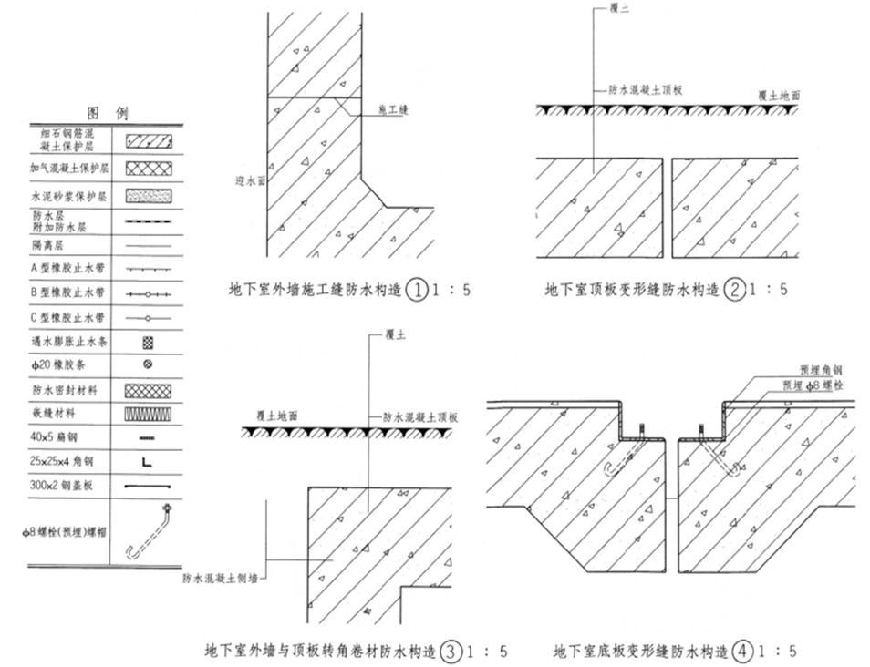 建筑构造与详图作图题,押题密卷,建筑构造与详图（作图题）押题密卷1