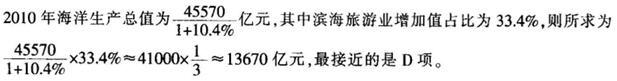 三支一扶行测,章节练习,数量关系,强化练习