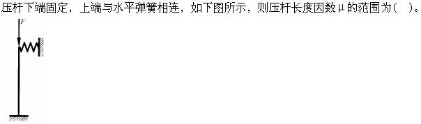 土木建筑类,章节练习,基础复习,材料力学