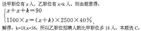 军队文职公共科目,章节练习,基础复习,数量关系,强化练习