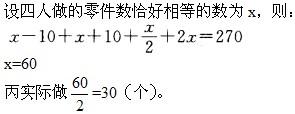 军队文职公共科目,章节练习,基础复习,数量关系,强化练习