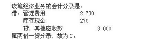 军队文职会计学,章节练习,基础复习,基础会计学