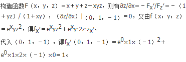军队文职数学2,章节精选,高等数学,多元函数微分学