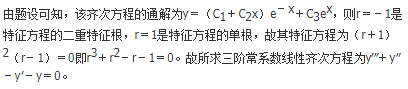 军队文职数学2,章节精选,高等数学,常微分方程