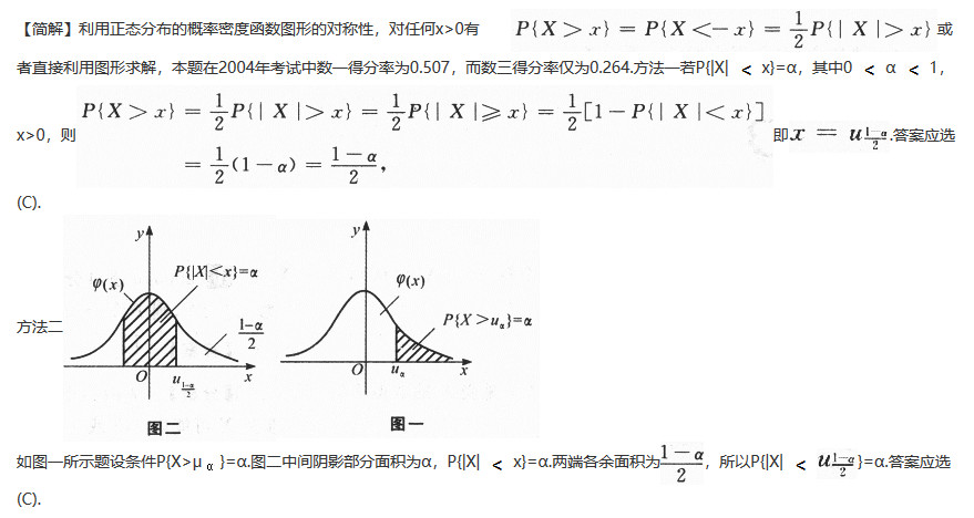 军队文职数学3,真题专项训练,概率统计部分