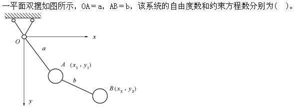 军队文职物理,章节练习,文职物理理论力学