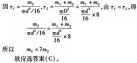 军队文职物理,章节练习,基础复习,材料力学