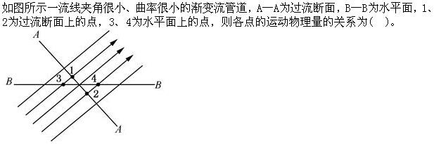 军队文职物理,章节练习,军队文职人员招聘《物理》流体力学