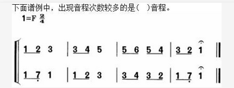 军队文职音乐,章节练习,音乐专业知识