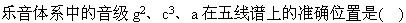 军队文职音乐,历年真题,2020年军队文职人员招聘《音乐专业》真题