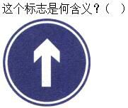 军队文职司机岗,章节练习,军队文职《司机岗》道路交通信号及其含义