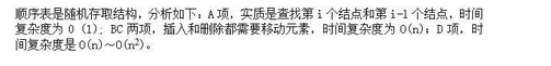 军队文职收发通信,章节练习,基础复习,数据结构与算法