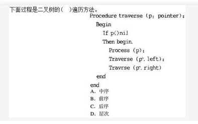 军队文职收发通信,章节练习,基础复习,数据结构与算法