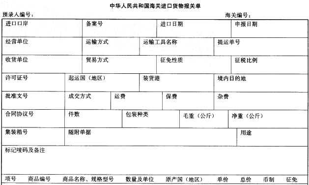 报关员业务水平考试,预测试卷,《报关员资格考试》预测试卷1