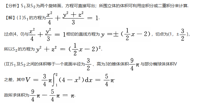 数学一,历年真题,2009全国硕士研究生招生考试《数学1》真题