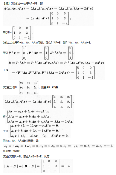 数学一,章节练习,线性代数部分