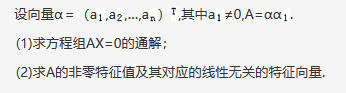 数学一,章节练习,线性代数部分