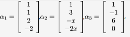 数学一,章节练习,线性代数2