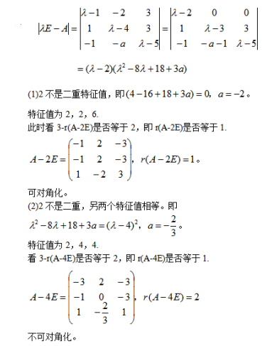 数学一,章节练习,考研数学线性代数