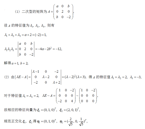 数学一,章节练习,考研数学线性代数
