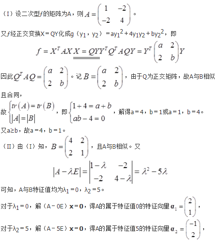 数学三,历年真题,2020年全国硕士研究生入学考试《数学三》真题