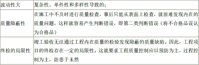 水利工程目标控制,章节练习,建设工程质量控制概述