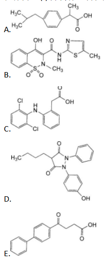 西药学专业一,章节练习,基础复习,常用的药物结构与作用