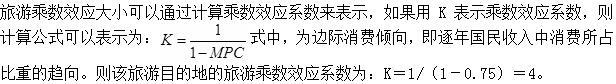 高级旅游经济,专项训练,高级旅游经济